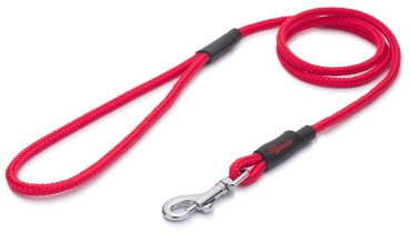 klassische Hundeleine - S - 115cm - rot